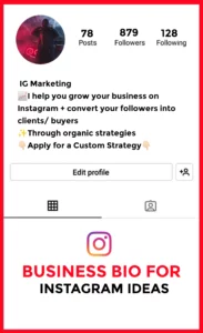 BUSINESS BIO FOR INSTAGRAM COPY AND PASTE