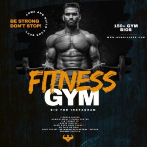 299+ Instagram Bio For Gym Trainer&Fitness Bio For Gym Lover