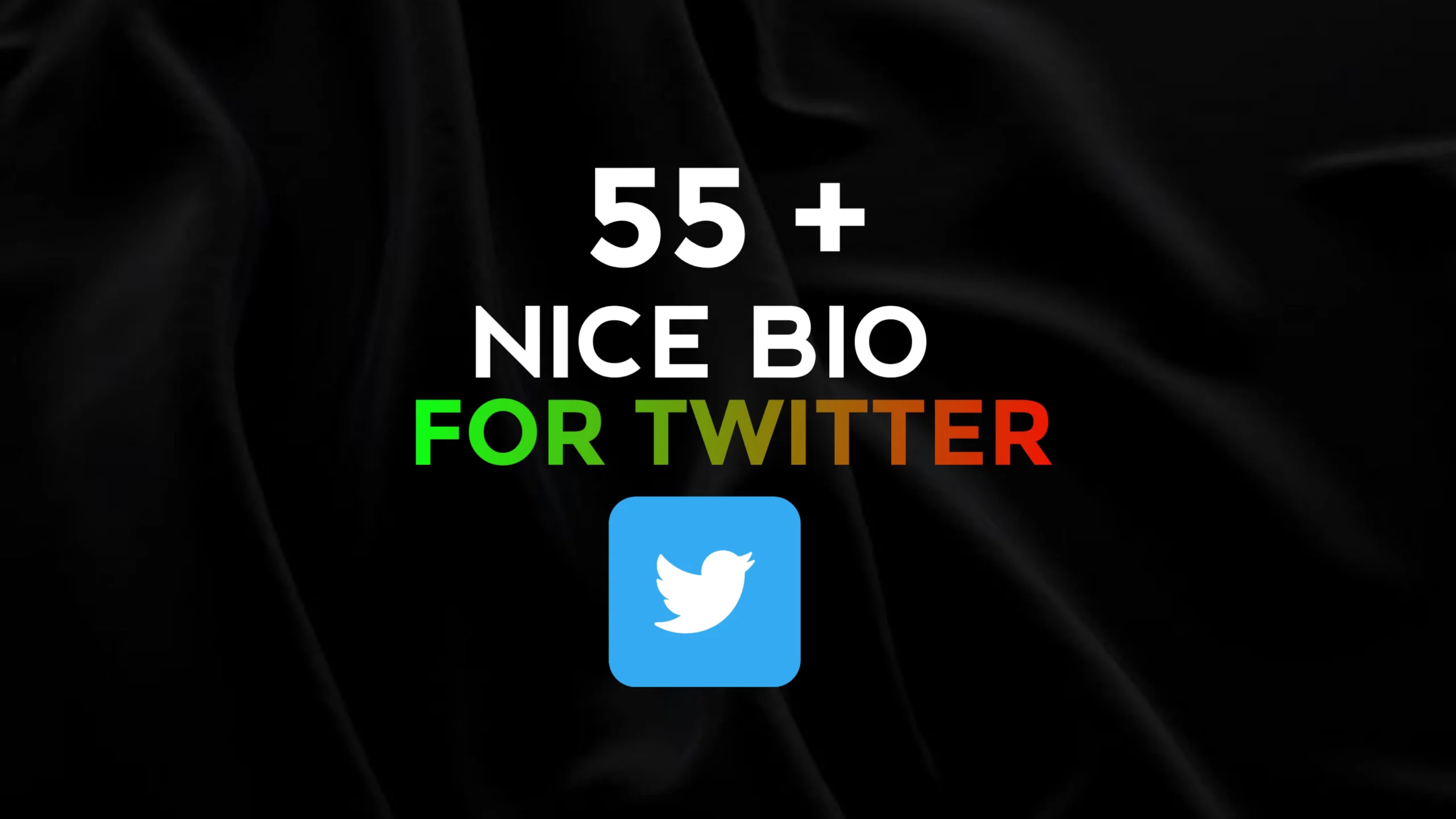 55+ Nice Bio For Twitter & Nice Short Bio For Twitter