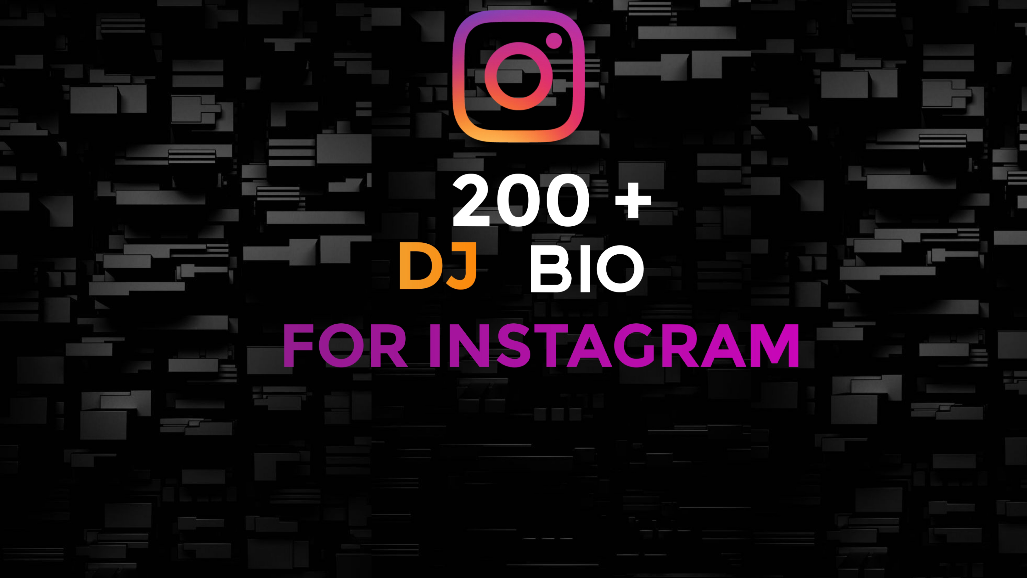 200 + Super Cool Dj Bio For Instagram To Get More Follower