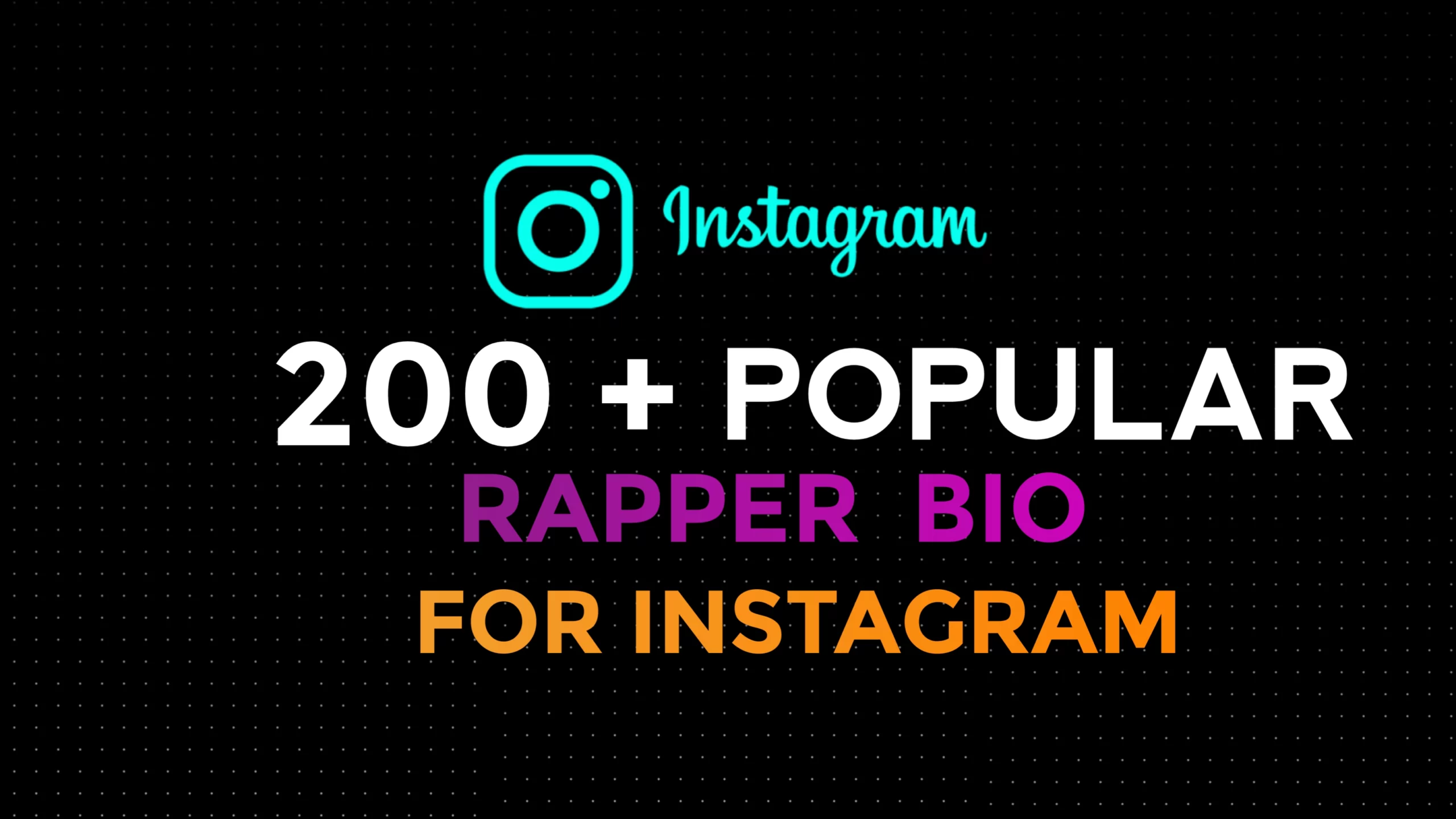 200+ Popular Rapper Bio For Instagram Copy and Paste
