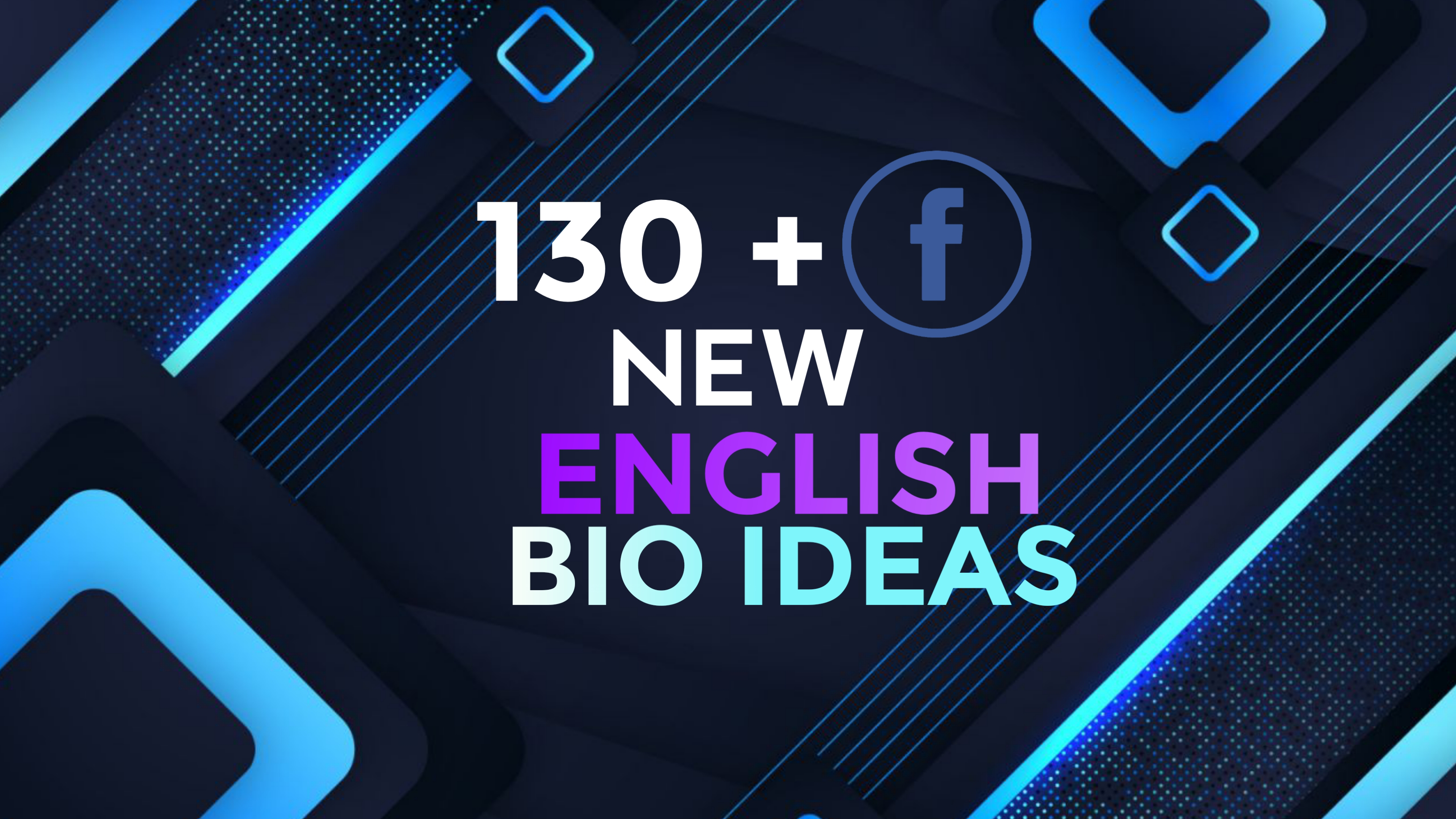 130+ New Facebook Bio English Attitude For Boys & Girls
