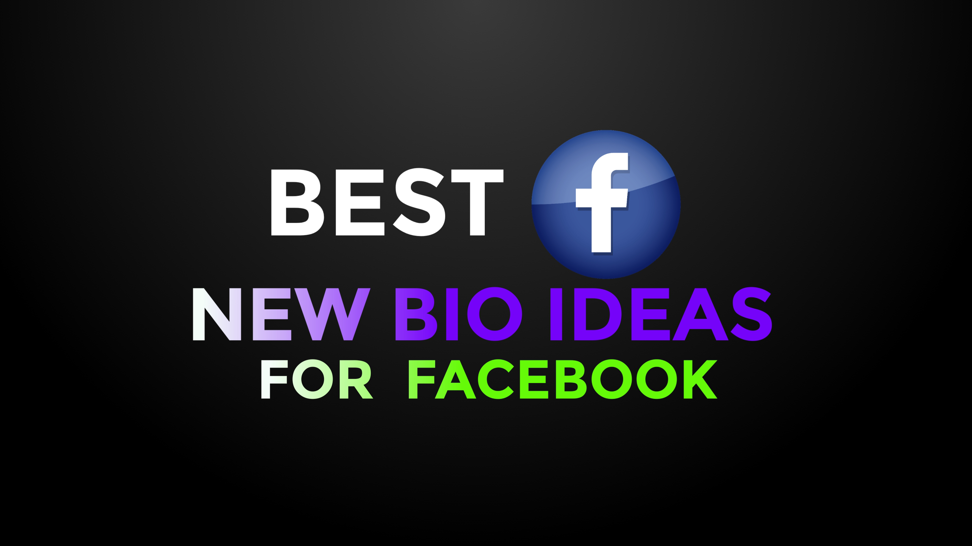 New Facebook Bio Stylish | New Facebook Bio VIP & Attitude