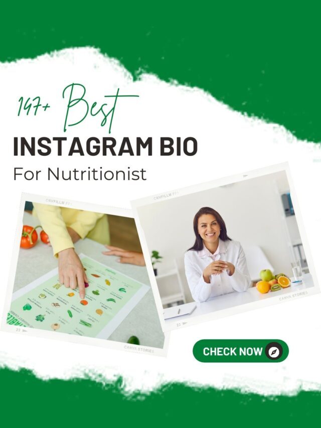 147+ Instagram Bio Ideas For Nutritionist Copy and Paste