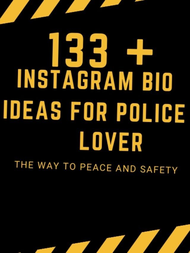 133+ Police Bio For Instagram Copy and Paste – NewBioIdea