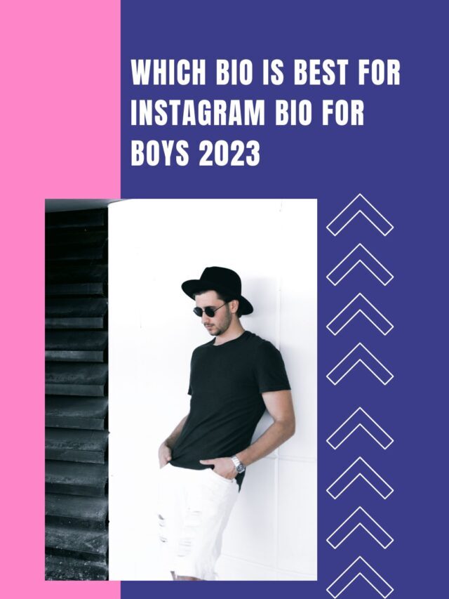 which bio is best for instagram for boys 2023?