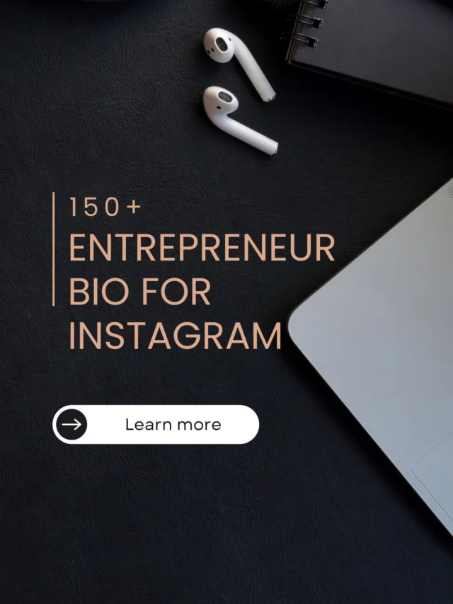 150+ Entrepreneur Bio For Instagram & Businessman Bio Ideas