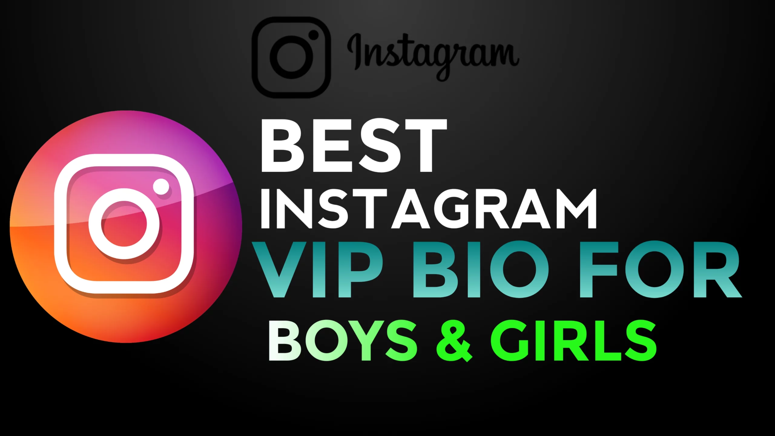 Instagram Vip Bio For Boy 2023 – NewBioIdea